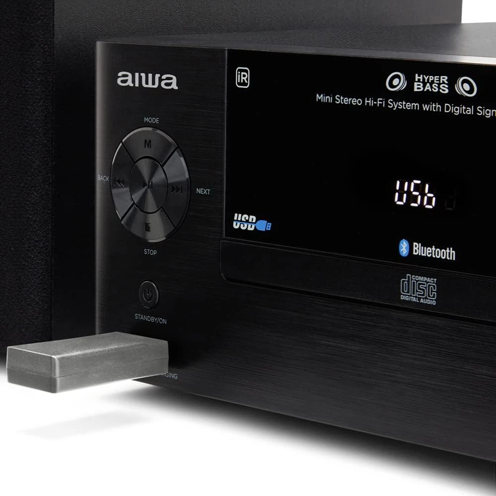 Aiwa 50W RMS Mini Hi-Fi System with CD, MP3, USB, FM Radio and Bluetooth - Image 9
