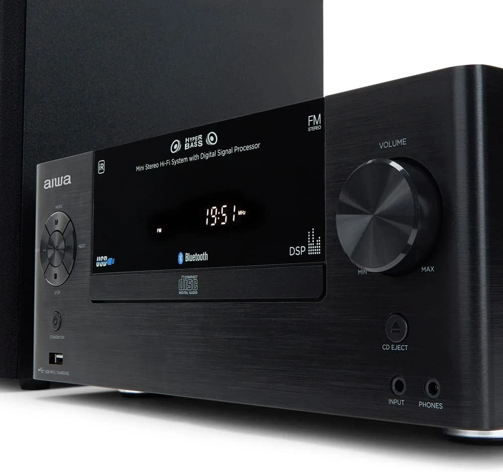 Aiwa 50W RMS Mini Hi-Fi System with CD, MP3, USB, FM Radio and Bluetooth - Image 10